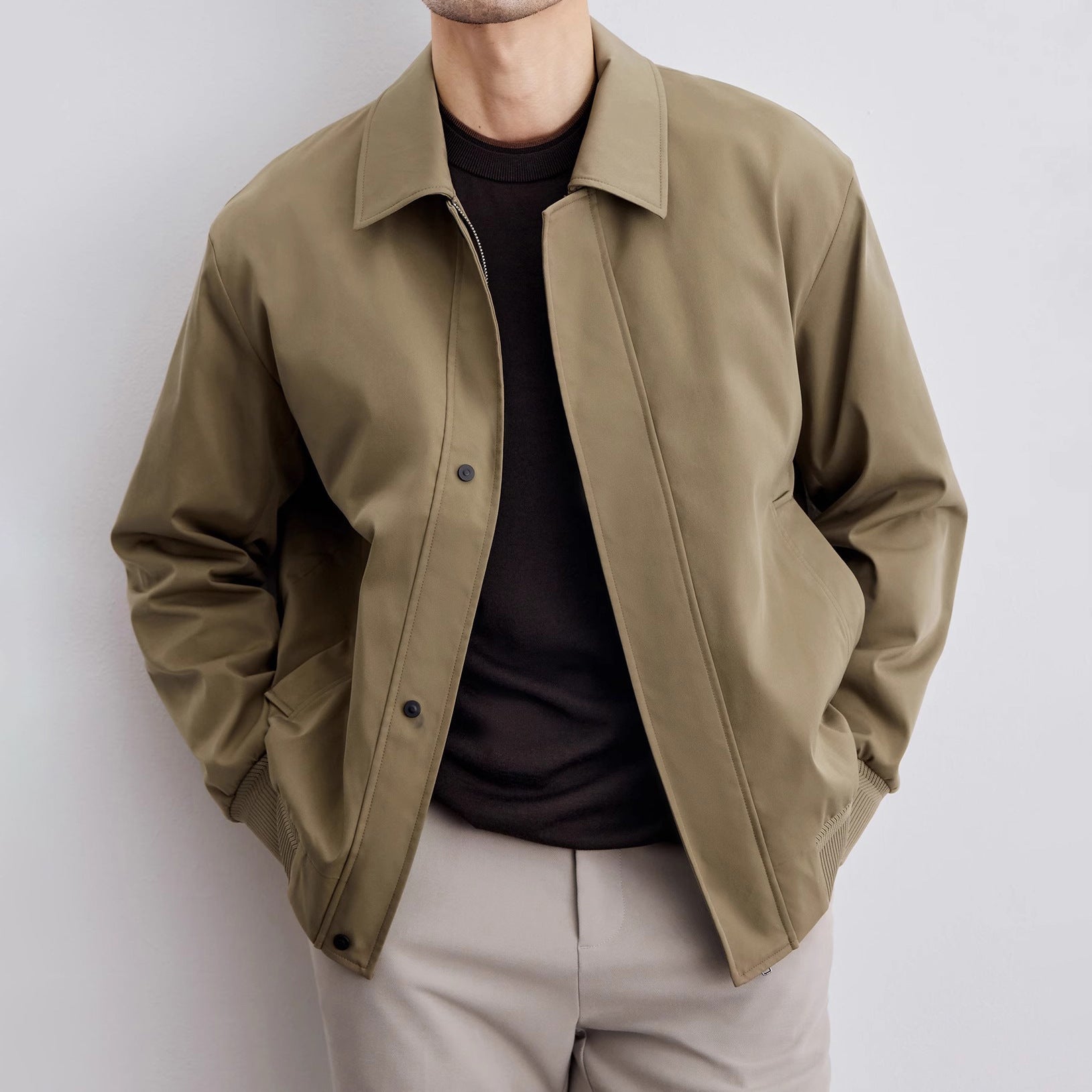 Ridgeport | Men’s Casual Jacket – Lightweight Zip-Up Outerwear for Everyday Wear