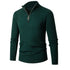Men’s Half-Zip Sweater – Classic Knitted Pullover with Zipper Collar - Solorfit