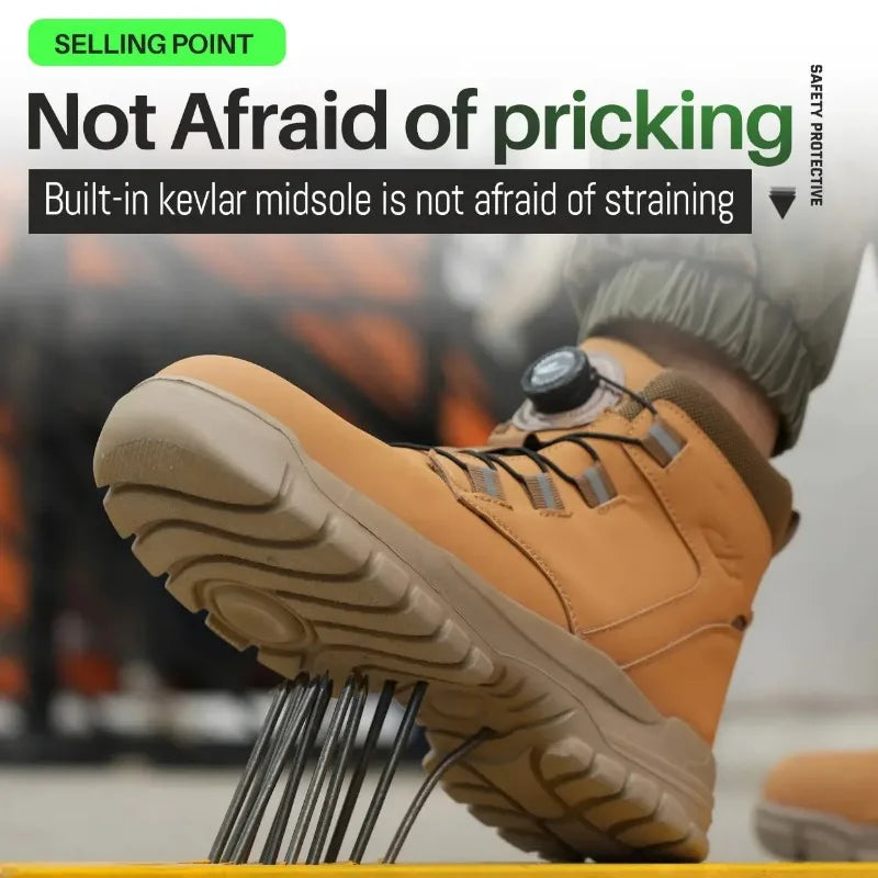 Warrior 2.0 Men’s Safety Shoes – Steel Toe Work Footwear
