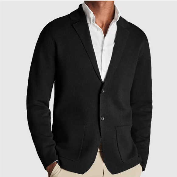 Hansen Men Cardigan – Classic Men’s Knit Sweater - Solorfit