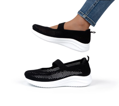 Woven Orthopedic Breathable Soft Casual Walking Foam Shoe