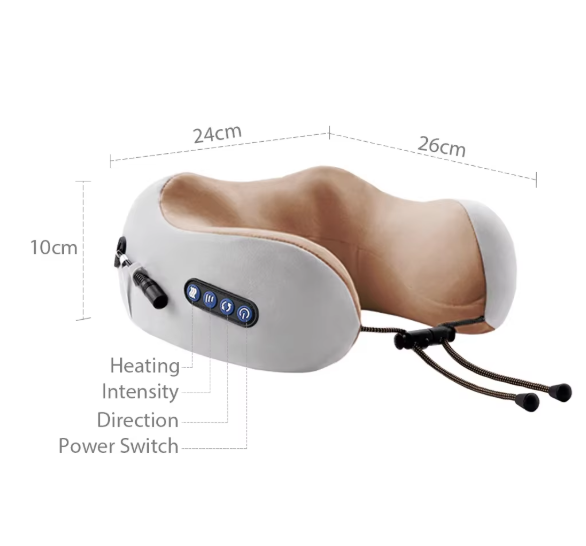 Heating Vibration Kneading Electric Neck and Shoulder Massage Pillow