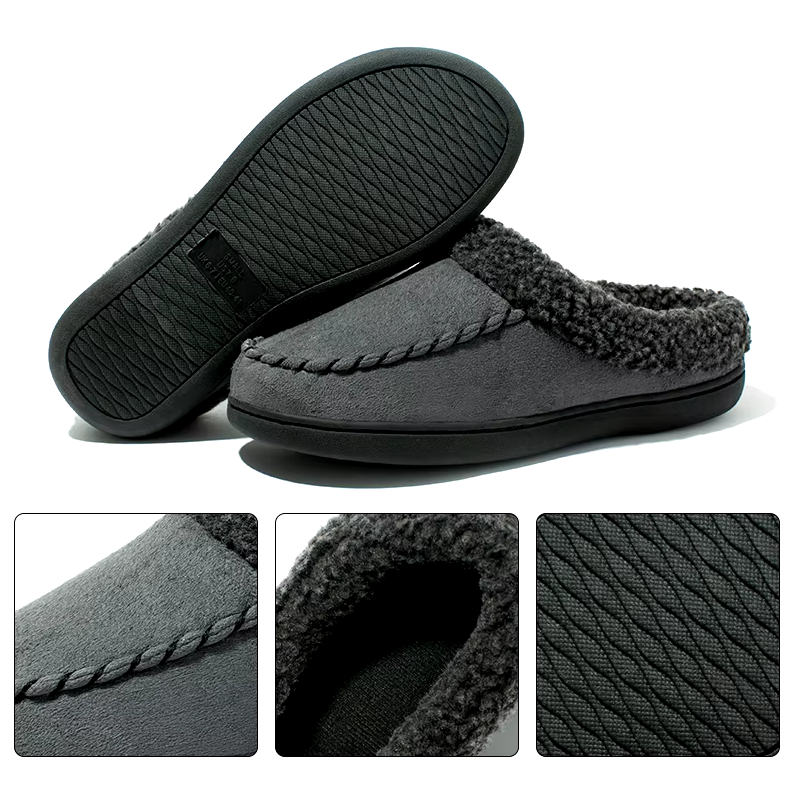 Men’s Orthopedic Support Slippers – Soft, Breathable & Non-Slip Comfort
