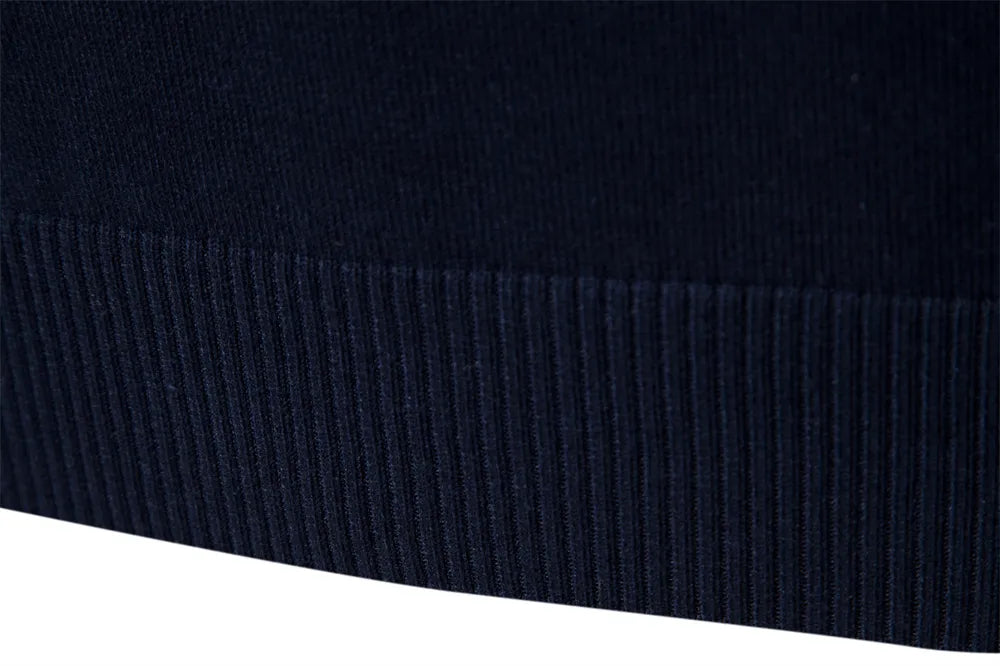 Men’s Quarter-Zip Sweater – Classic Knitted Sweater with Zipper Collar