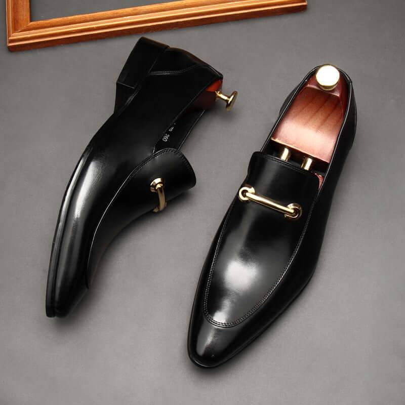 Lusso Elegance - Italian Style Genuine Leather Loafers for Men