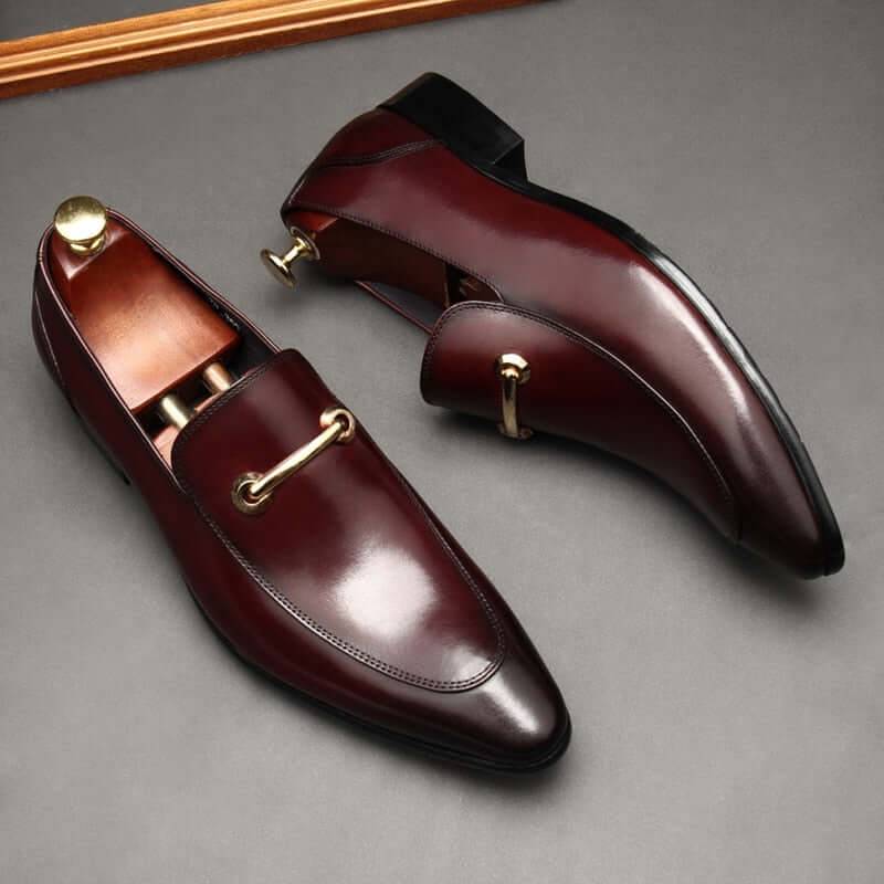 Lusso Elegance - Italian Style Genuine Leather Loafers for Men