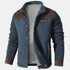 Flavio Men’s Classic Warm Coat with Buttons – Elegant Winter Jacket - Solorfit