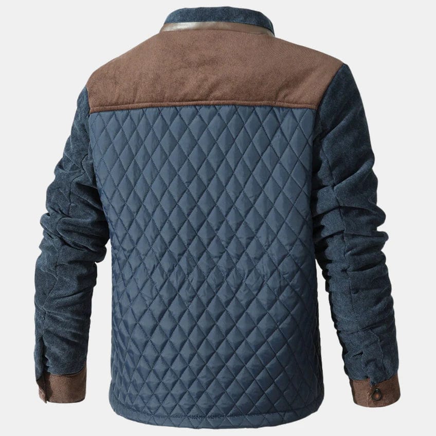 Flavio Men’s Classic Warm Coat with Buttons – Elegant Winter Jacket - Solorfit