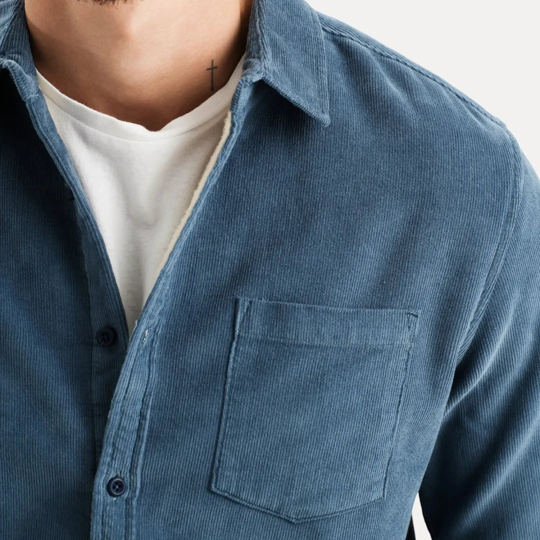 Stéphane Parker Corduroy Long Sleeve Button Vest