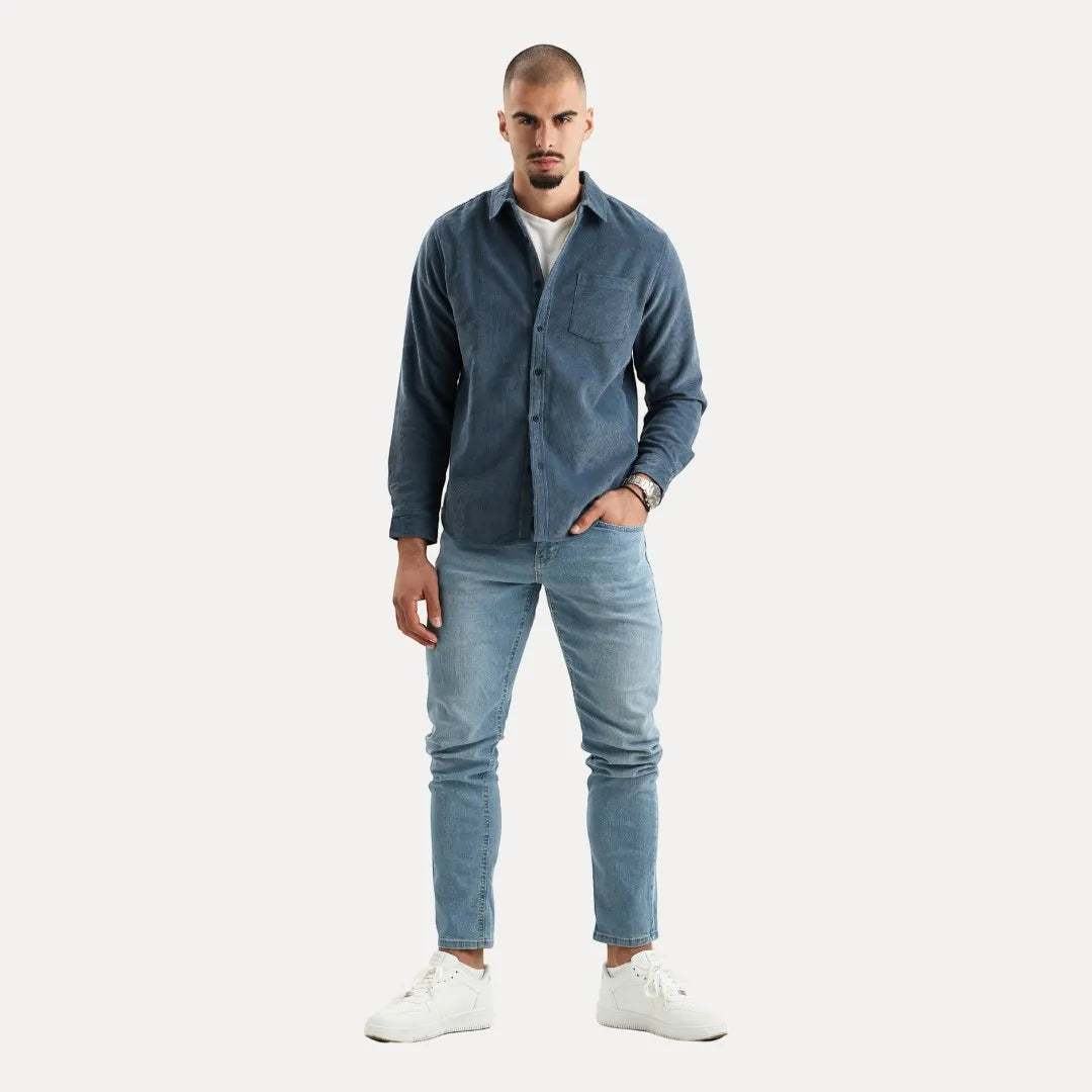 Stéphane Parker Corduroy Long Sleeve Button Vest