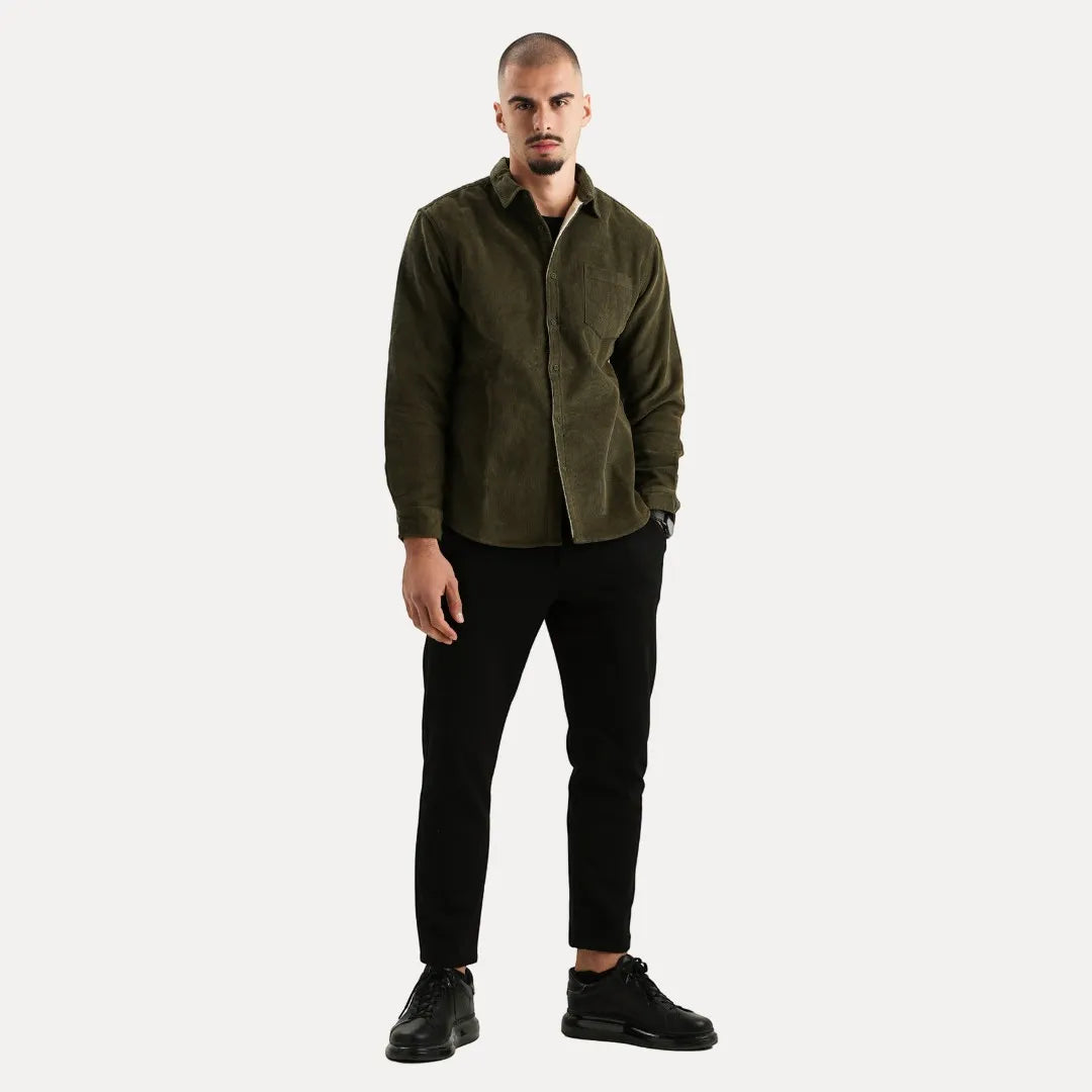 Stéphane Parker Corduroy Long Sleeve Button Vest