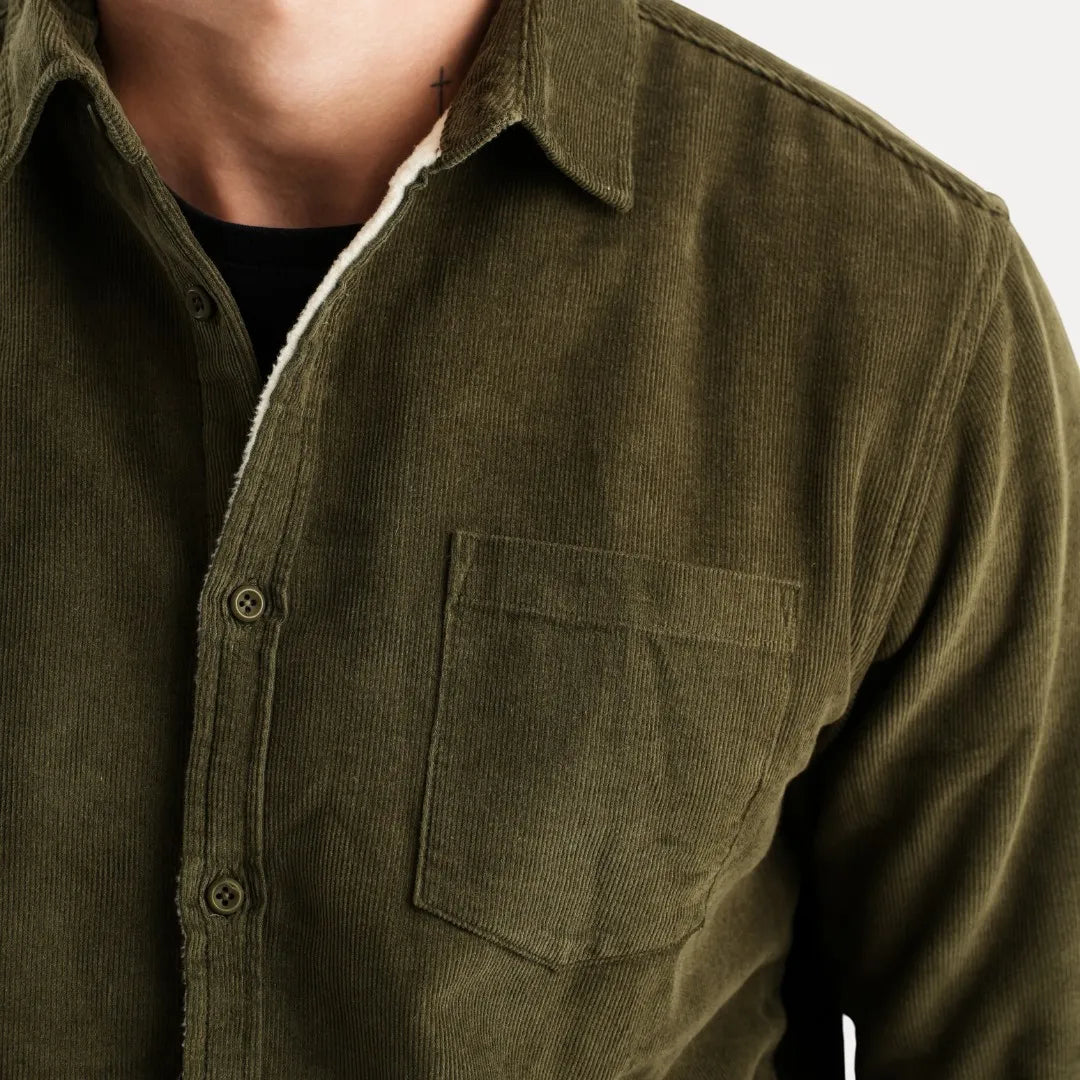 Stéphane Parker Corduroy Long Sleeve Button Vest
