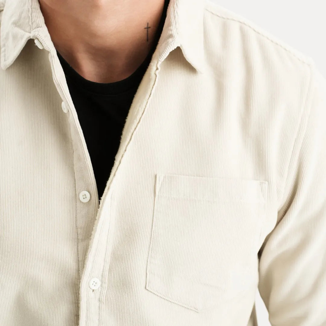 Stéphane Parker Corduroy Long Sleeve Button Vest