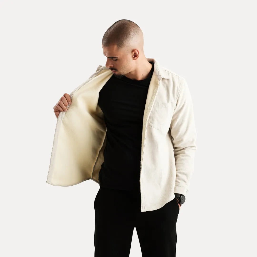 Stéphane Parker Corduroy Long Sleeve Button Vest