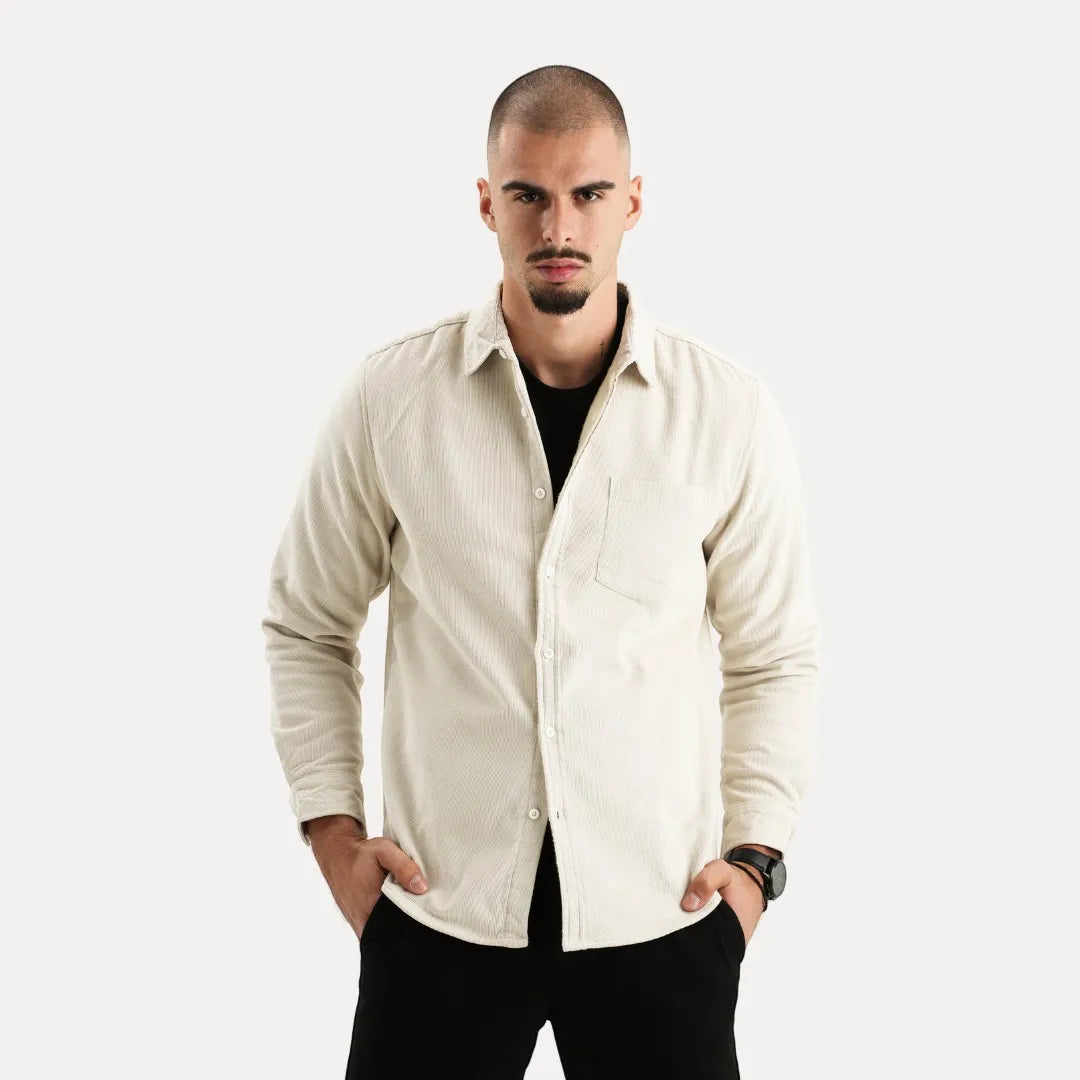 Stéphane Parker Corduroy Long Sleeve Button Vest