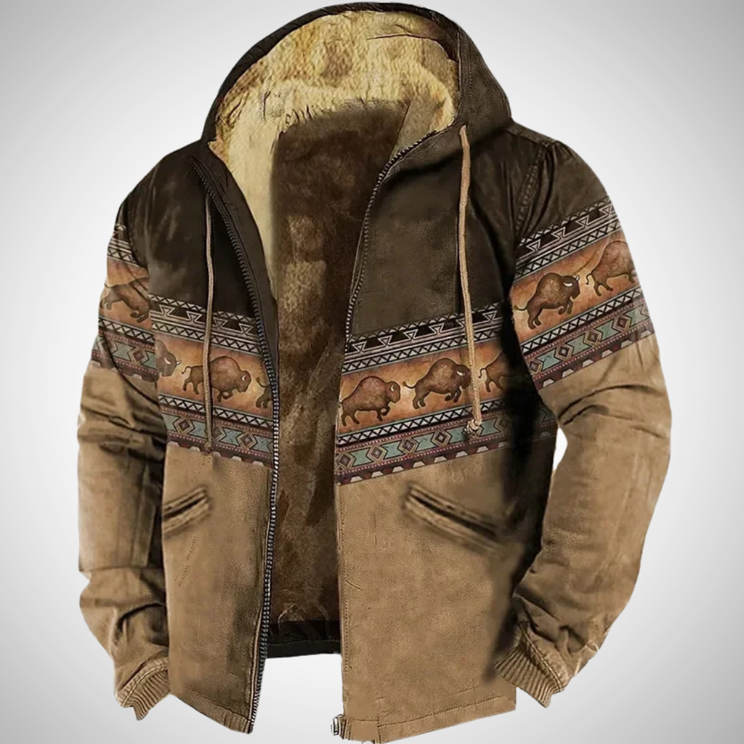Bison Winter Jacket – Men’s Insulated Waterproof Coat for Cold Weather