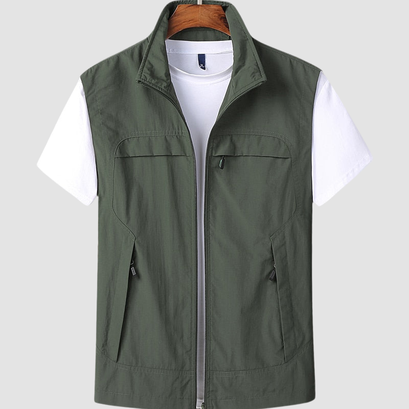 Ben | Men’s Lightweight Bodywarmer Vest – Sleeveless Zip Jacket for Casual Wear