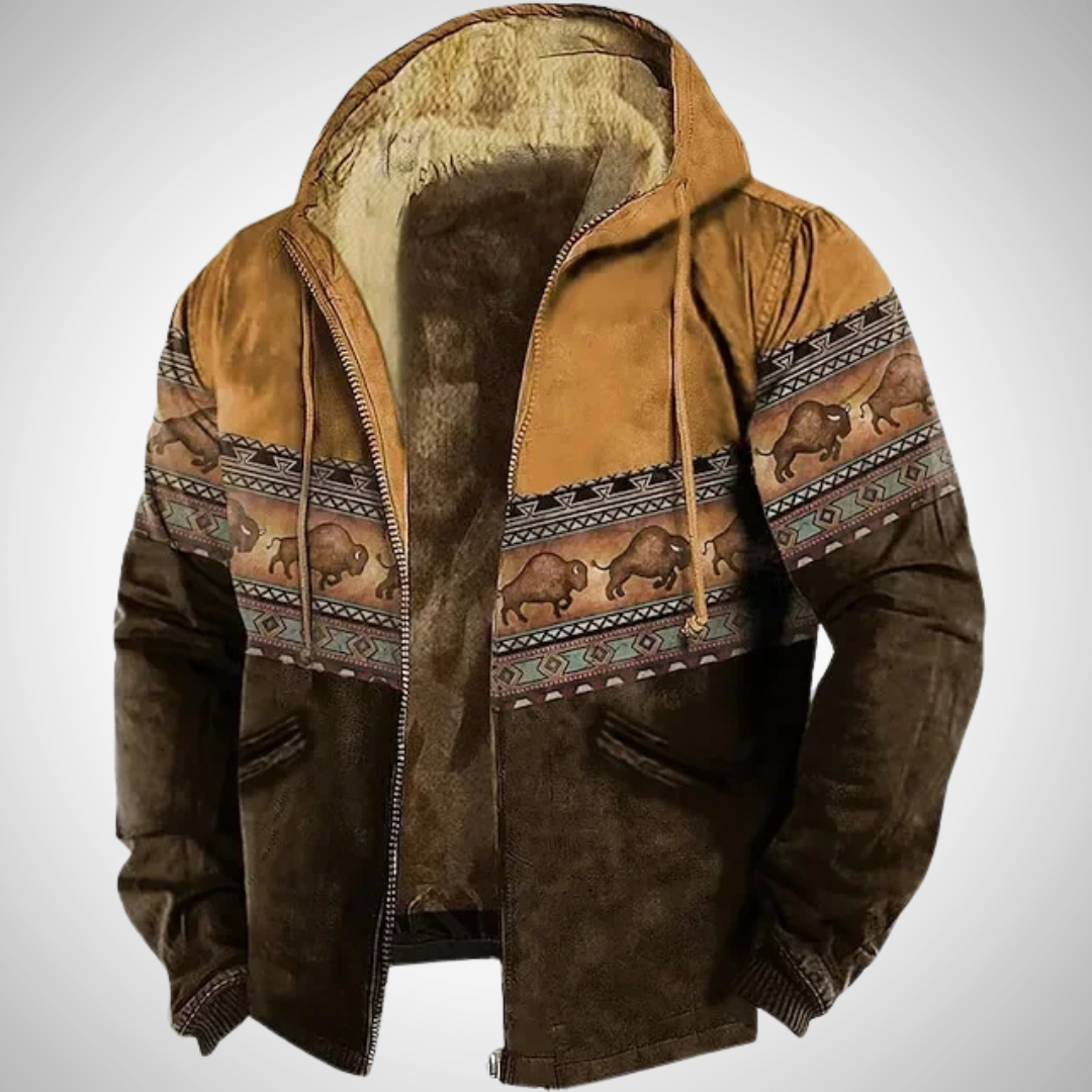 Bison Winter Jacket – Men’s Insulated Waterproof Coat for Cold Weather