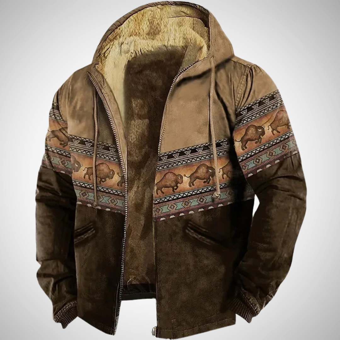 Bison Winter Jacket – Men’s Insulated Waterproof Coat for Cold Weather