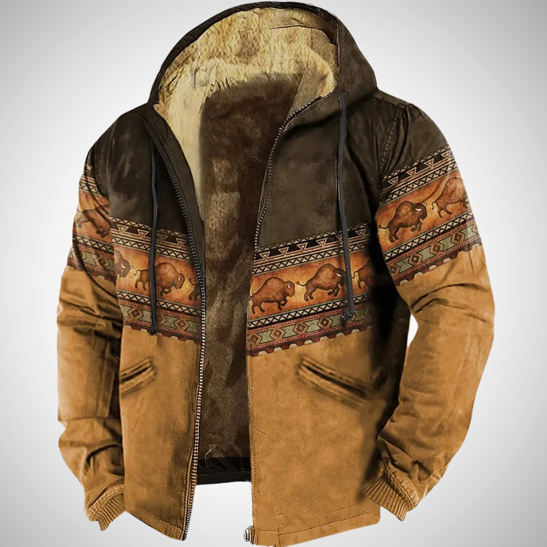 Bison Winter Jacket – Men’s Insulated Waterproof Coat for Cold Weather
