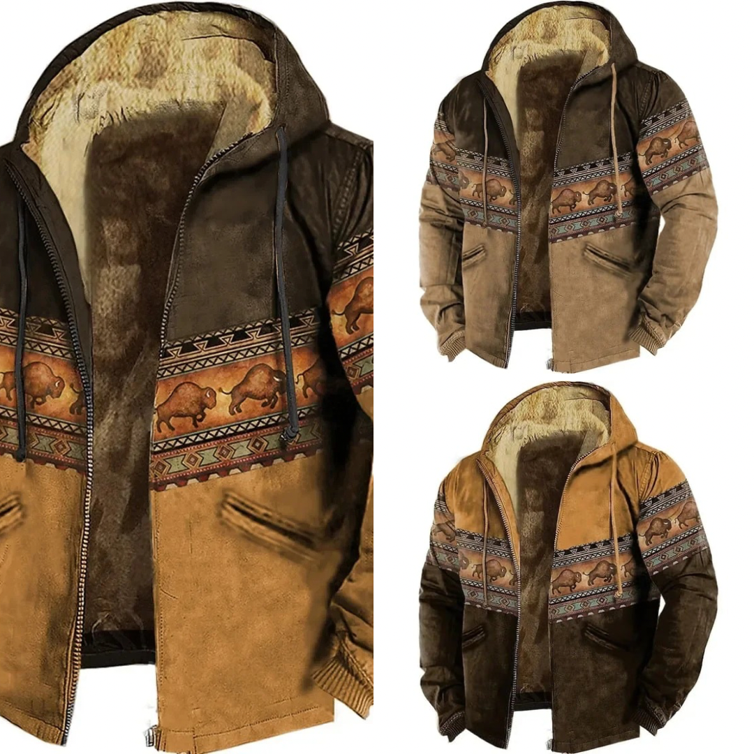Bison Winter Jacket – Men’s Insulated Waterproof Coat for Cold Weather