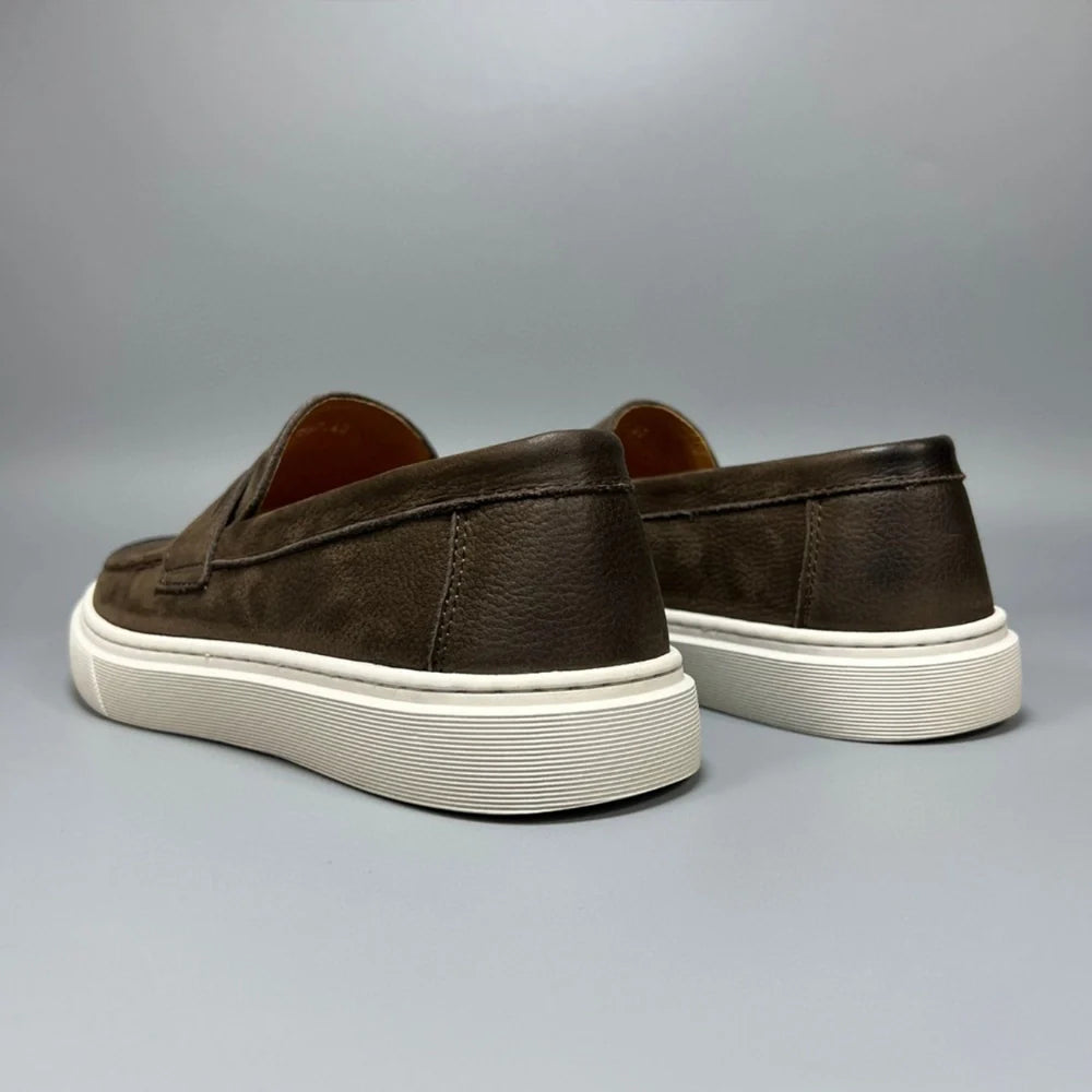 UrbanEdge Genuine Leather Sneakers