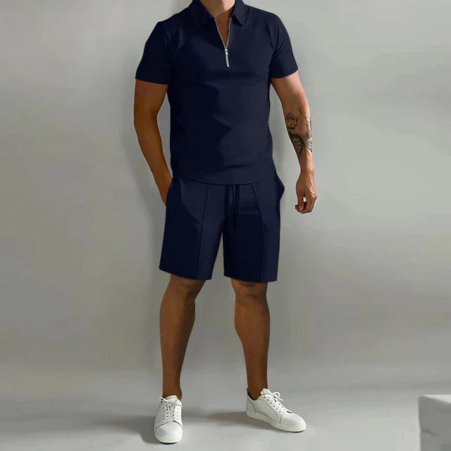 HUGO Two-piece set | Polo and shorts summer set for men