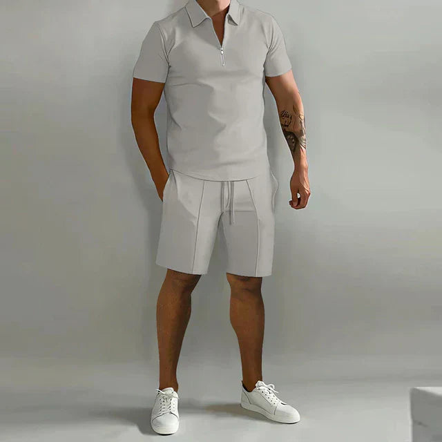 HUGO Two-piece set | Polo and shorts summer set for men - Solorfit