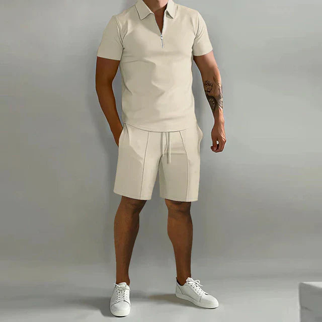HUGO Two-piece set | Polo and shorts summer set for men - Solorfit