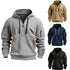 Ethan | Men's half zip hoodies with pockets - Solorfit