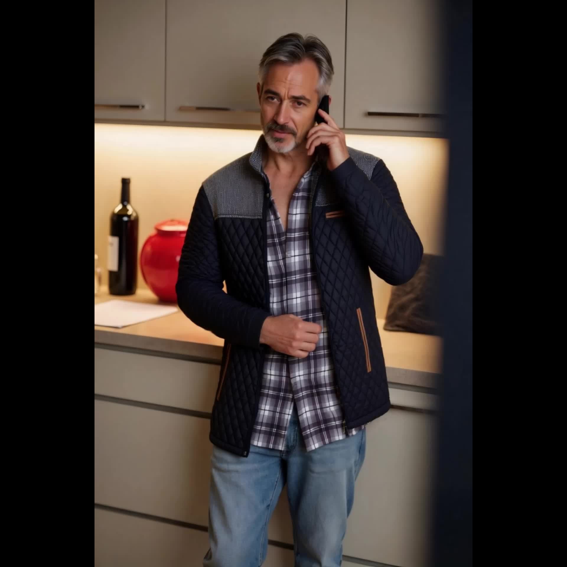Men’s Lightweight Quilted Jacket – Warm Comfort & Modern Casual Style