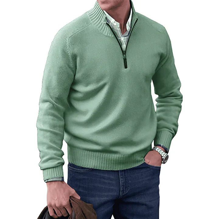 Men's Quarter Zip Jumper - Solorfit