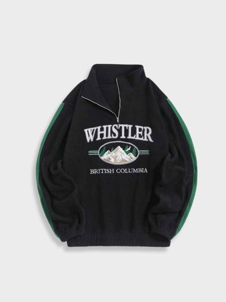 Whistler - British Columbia Men Zip Up Sweater
