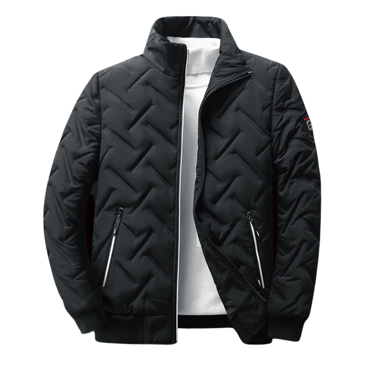 Vario Men’s Jacket with Velvet Finish – Soft Touch Outerwear