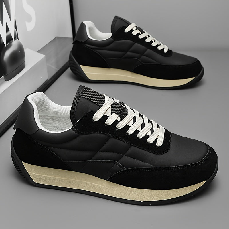 Trendy Running Sneakers – Thick-Soled, Non-Slip & Height-Boosting Design