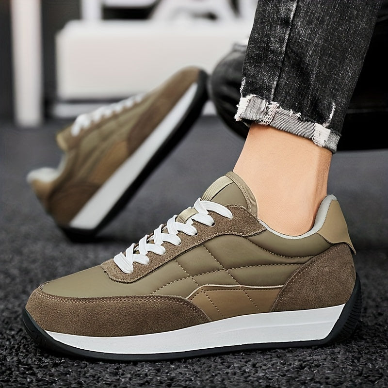 Trendy Running Sneakers – Thick-Soled, Non-Slip & Height-Boosting Design
