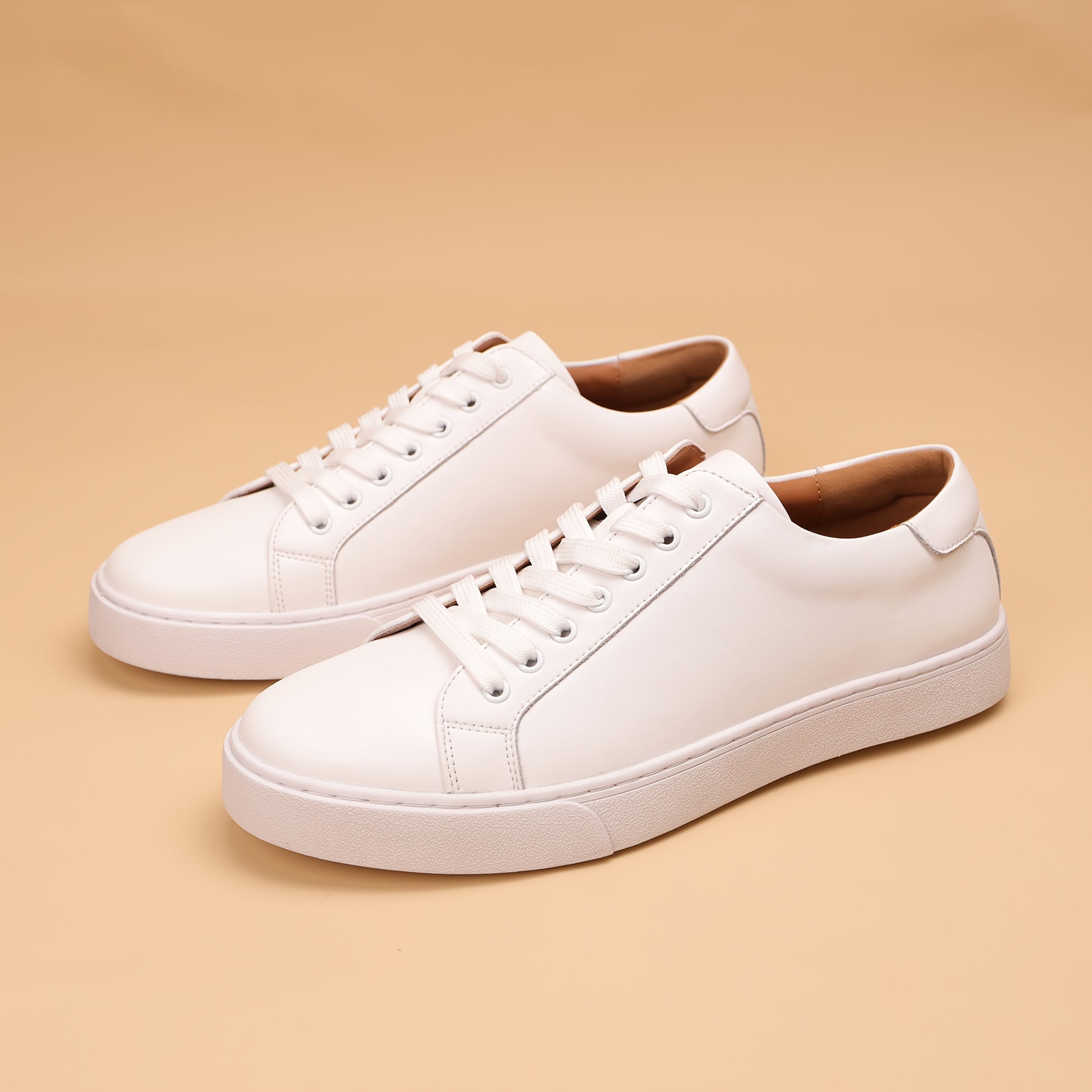 Classic Genuine Leather Men’s Casual Shoes – Minimalist Comfort for Everyday Wear