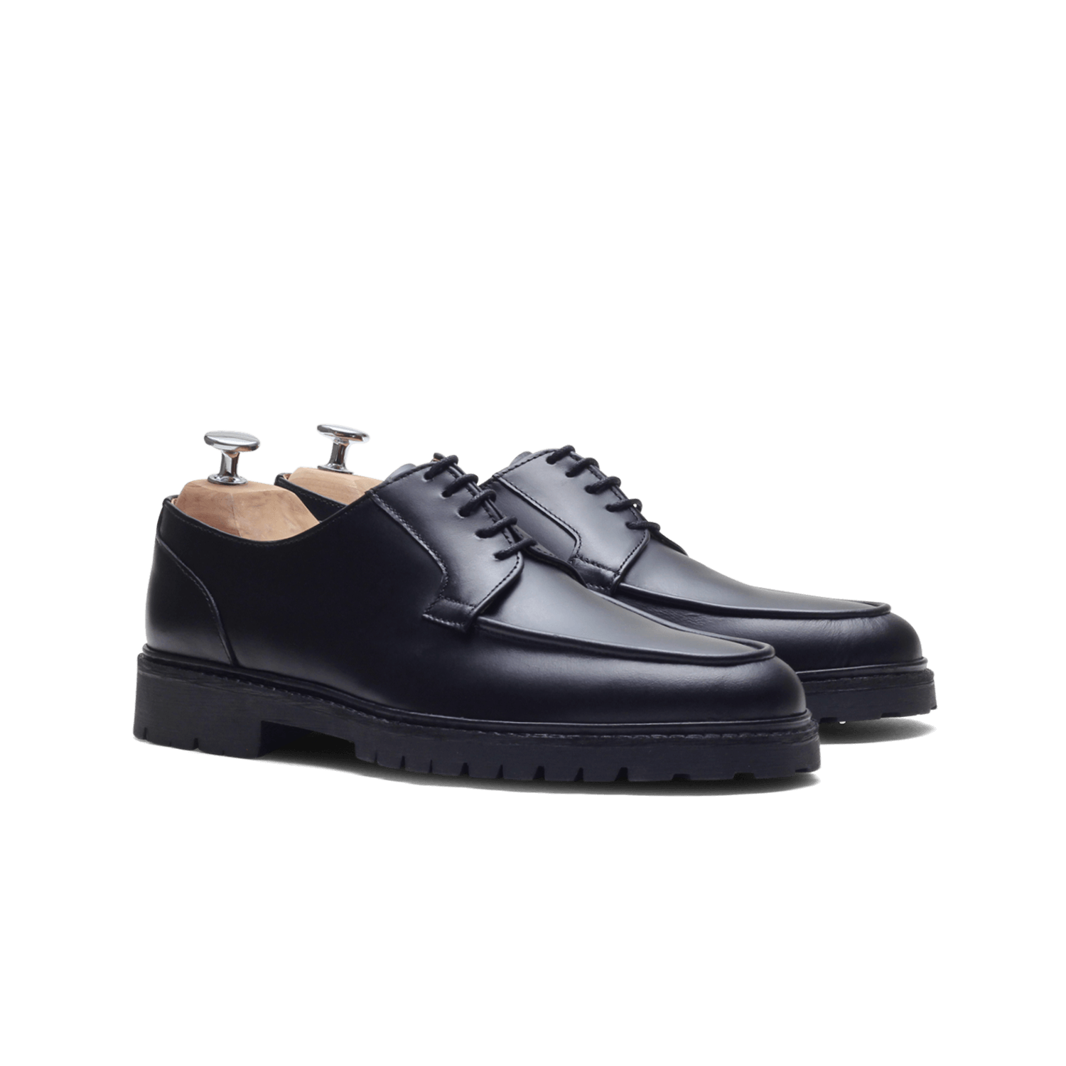 Black Classic Italian Dress Sneakers – Men’s Leather Low Top Shoes