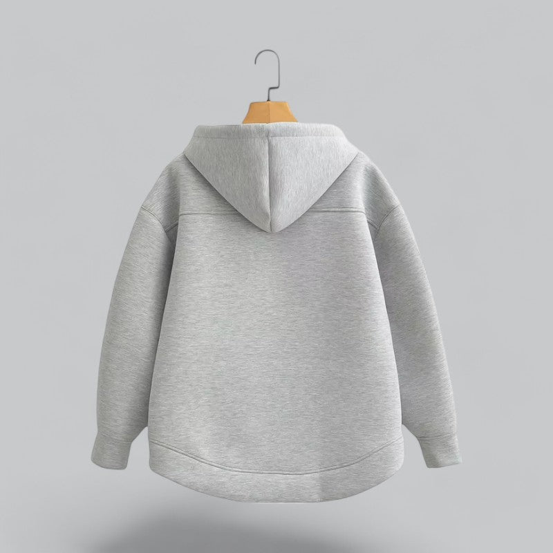 Men’s Oversized Zip Hoodie – Soft Fleece & Minimalist Streetwear