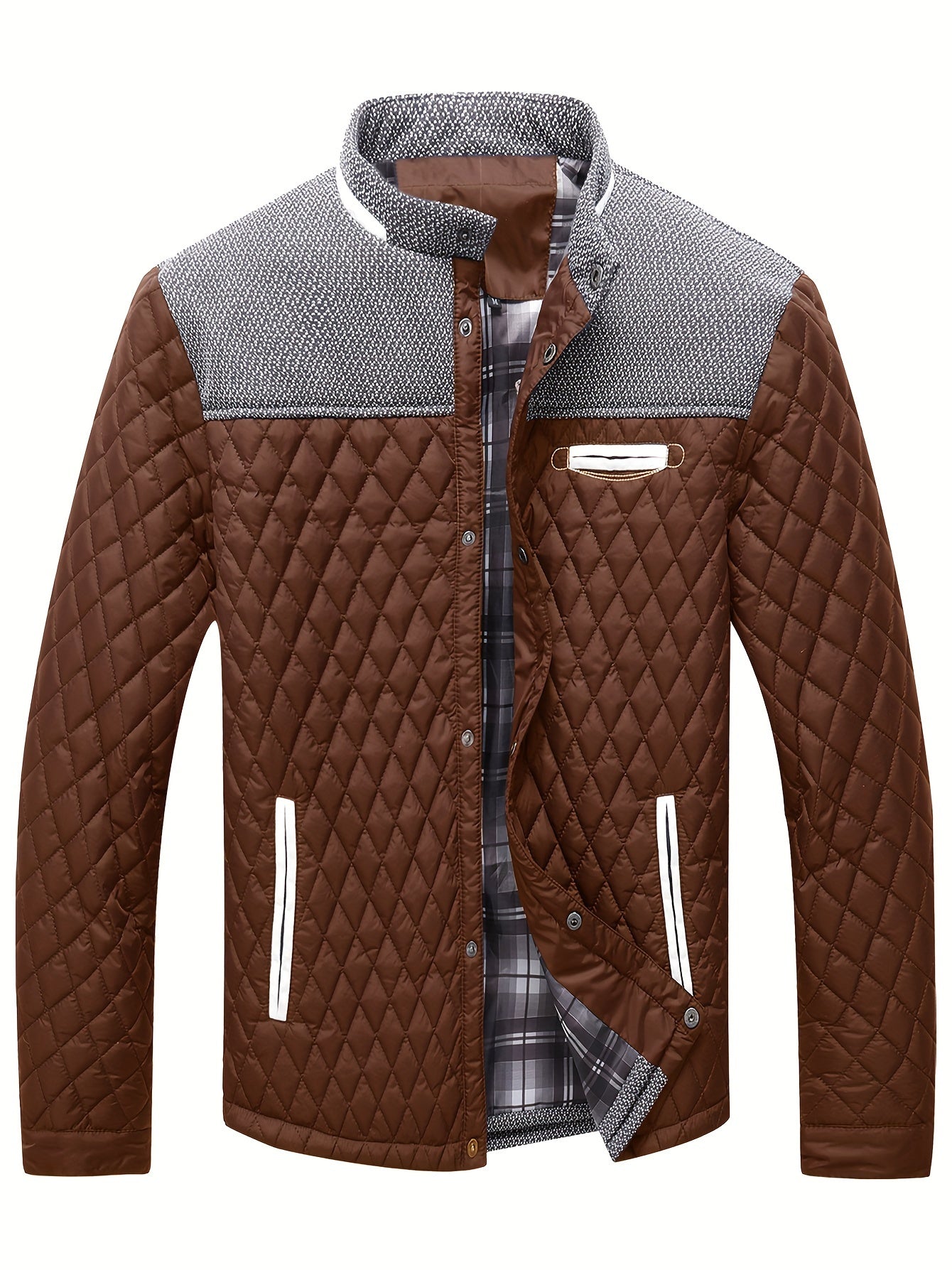 Men’s Lightweight Quilted Jacket – Warm Comfort & Modern Casual Style