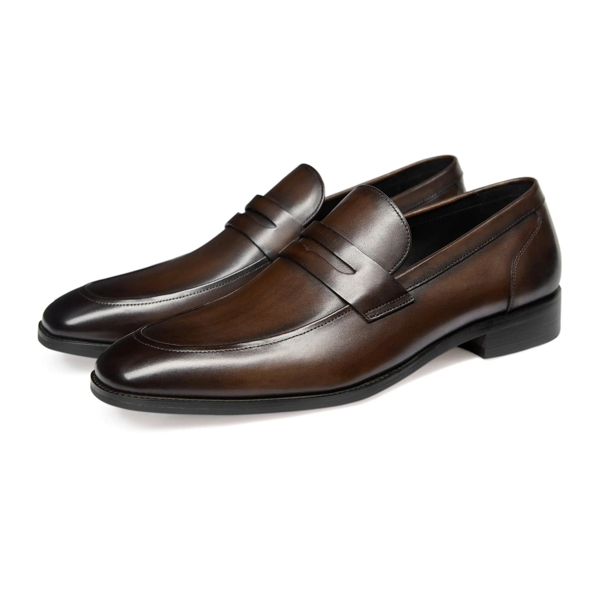 Slip-On Men Leather Penny Loafers