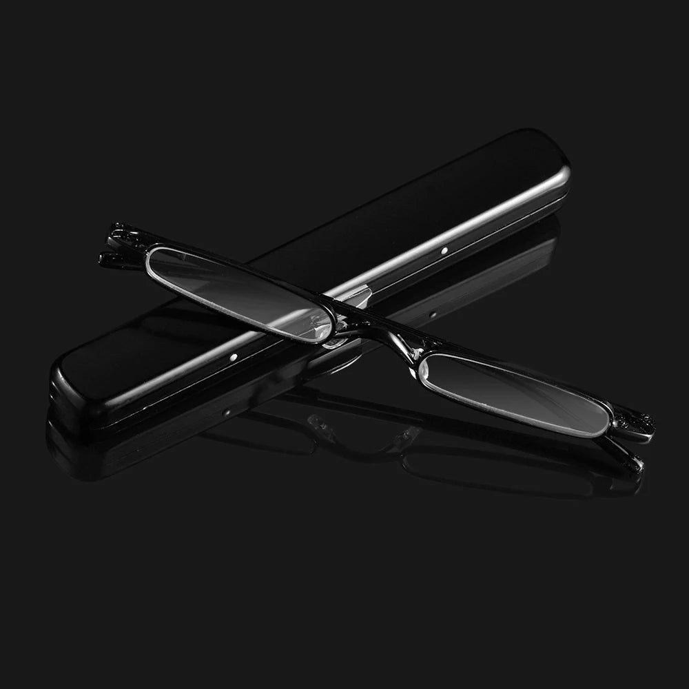 Elegant Ultra-Thin Reading Glasses with Metal Frame Portable Mini - Solorfit