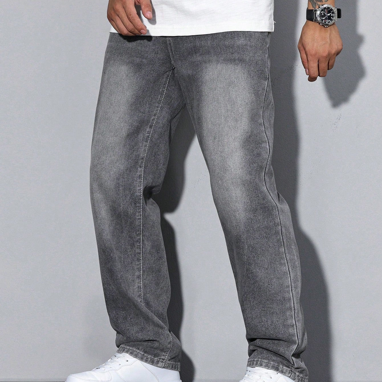 Casual Men’s Solid Color Jeans – Daan Everyday Denim - Solorfit