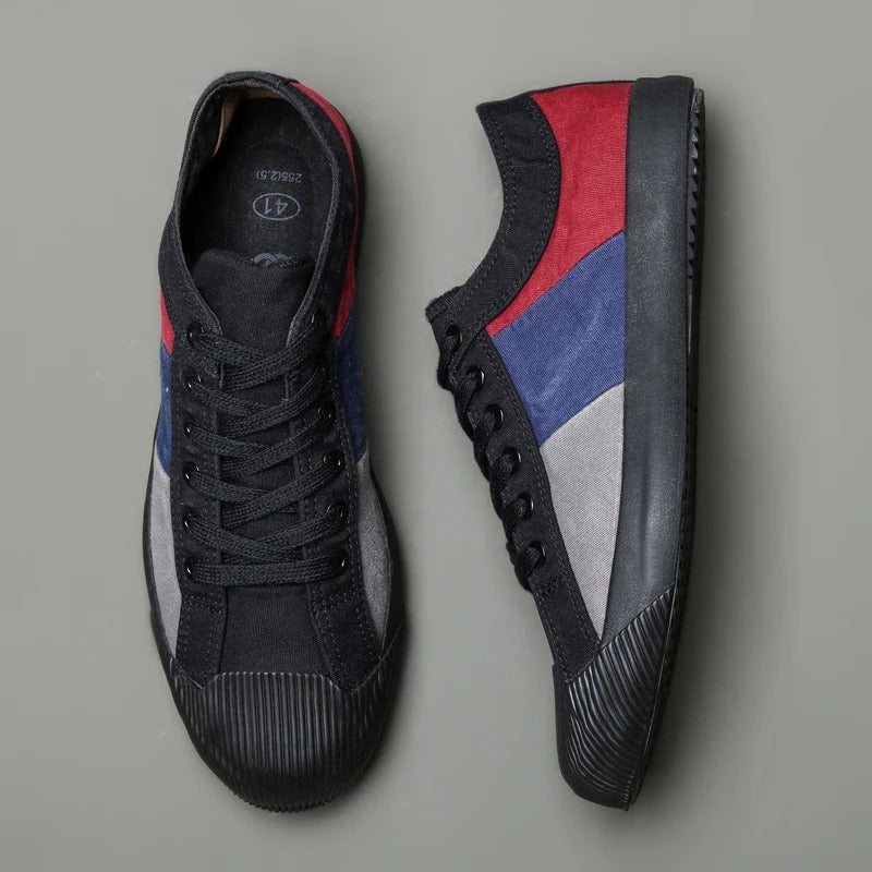 Claude Monet Low-Top Men Canvas Sneakers