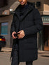 Elegant Long Men’s Coat – Warm Winter Overcoat - Solorfit