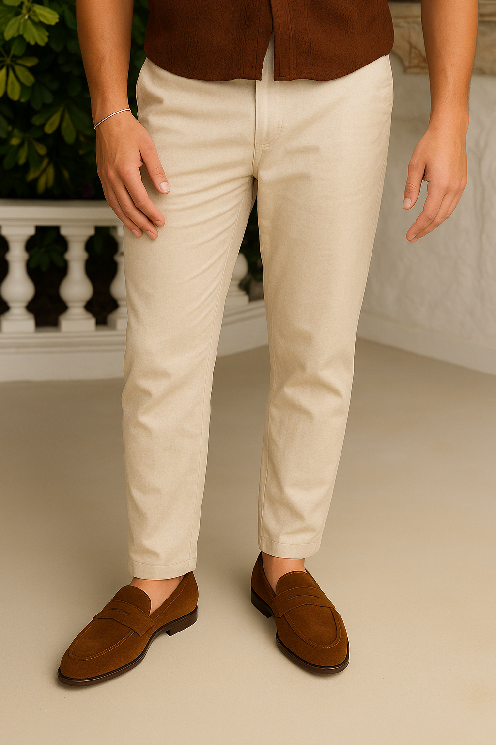 Men’s Linen Trousers – Lightweight Pants