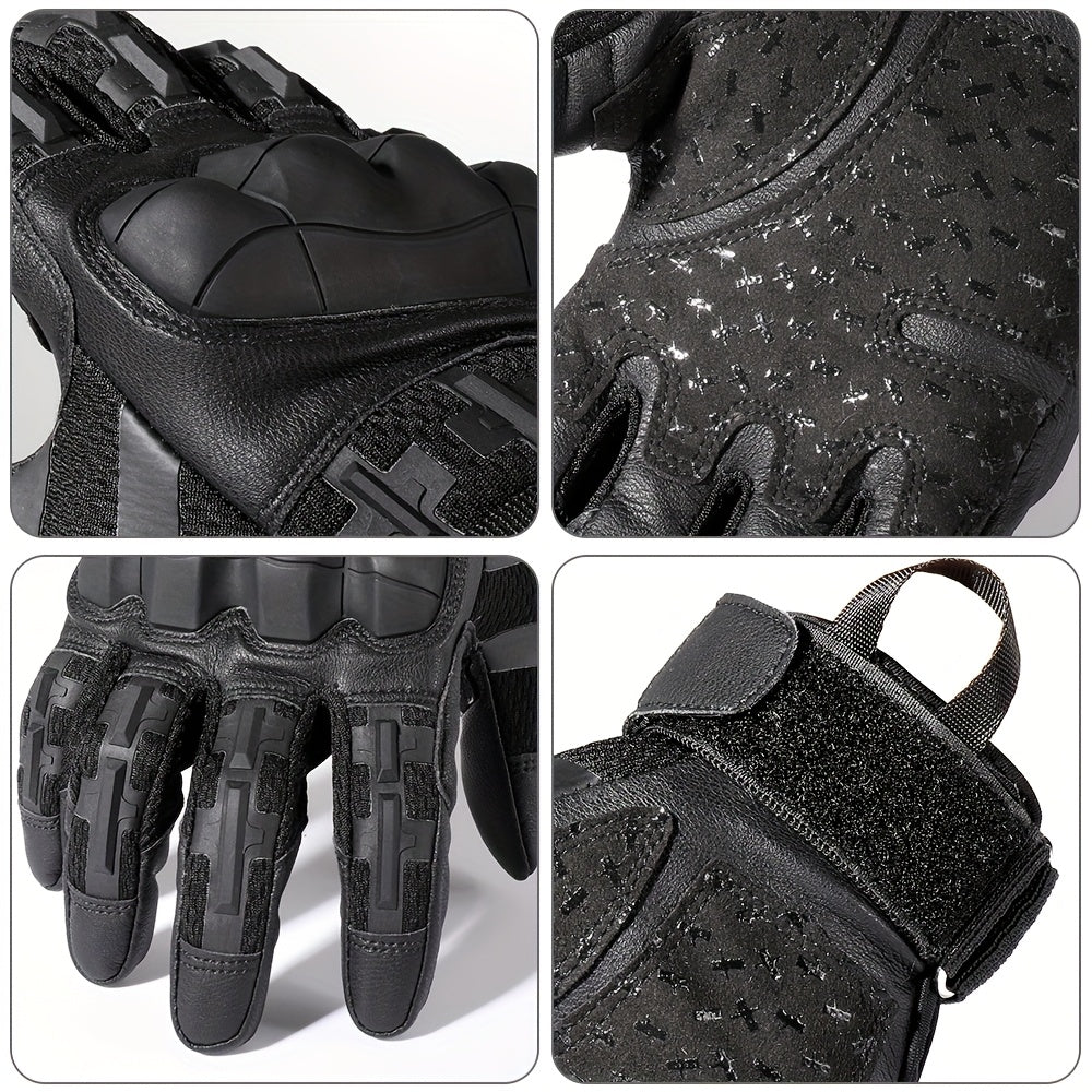 Men’s Touchscreen Fingerless Gloves – Knit Comfort & Outdoor Performance