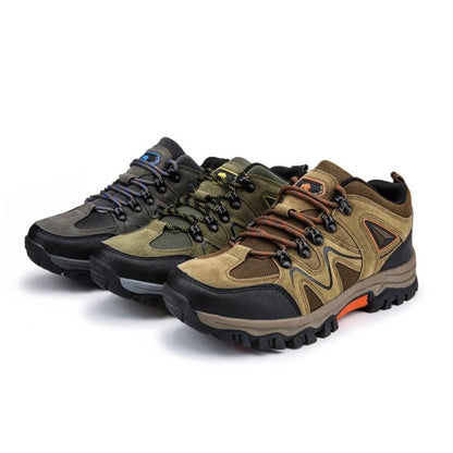 Men's comfortable hiking boots with non-slip soles