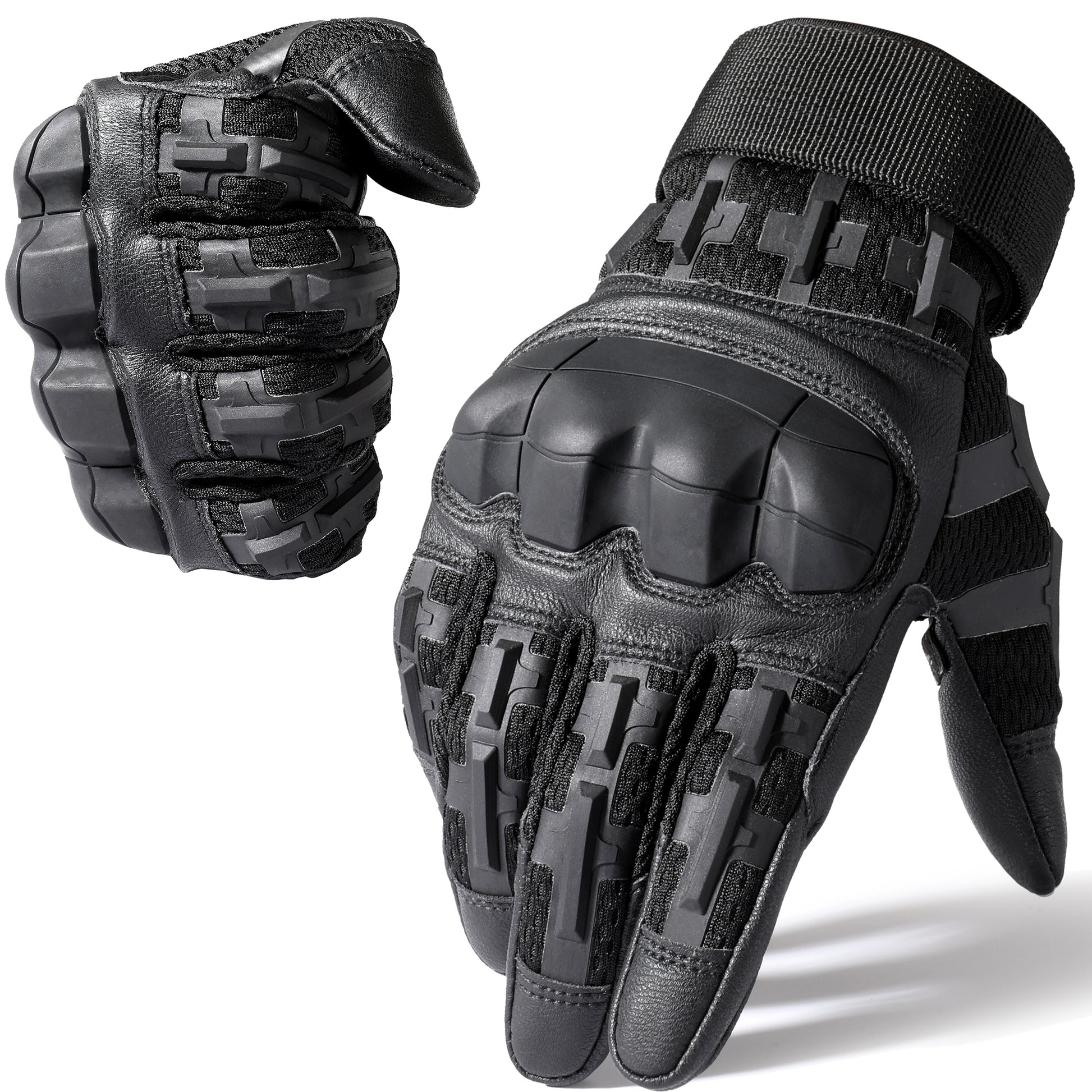 Men’s Touchscreen Fingerless Gloves – Knit Comfort & Outdoor Performance