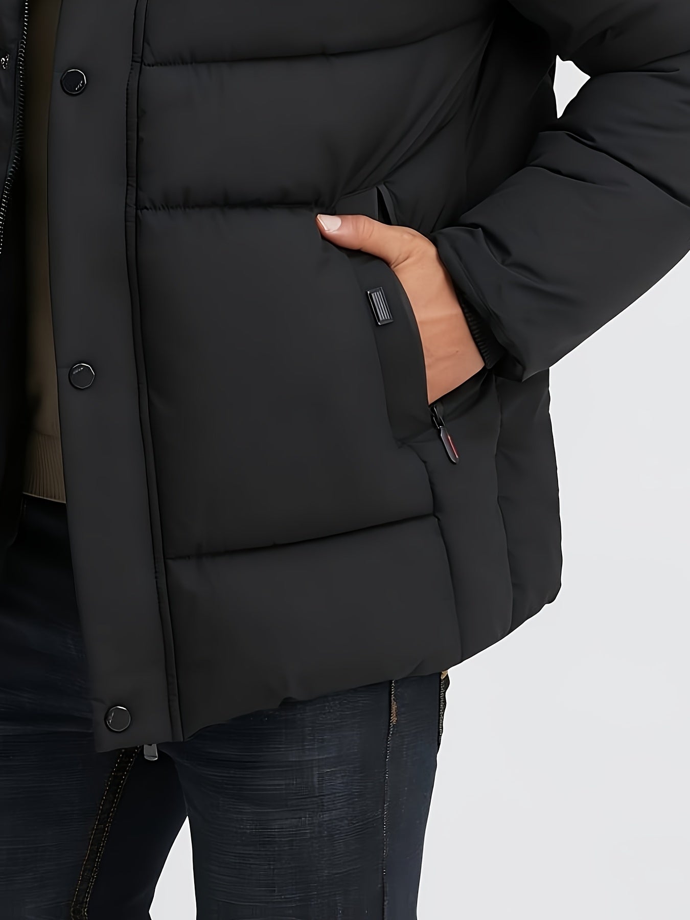 Men’s Heavyweight Winter Coat – Thermal Insulation & Refined Long Design